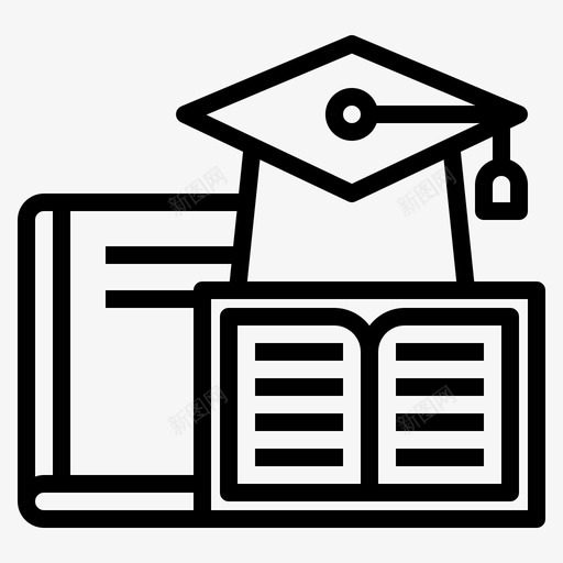 毕业帽在线教育47直系svg_新图网 https://ixintu.com 毕业 在线教育 直系