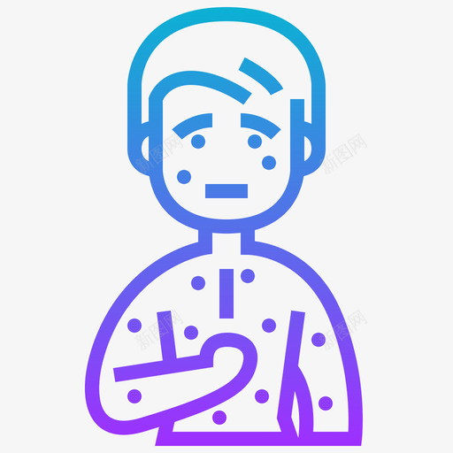 过敏反应过敏10梯度svg_新图网 https://ixintu.com 过敏 反应 梯度