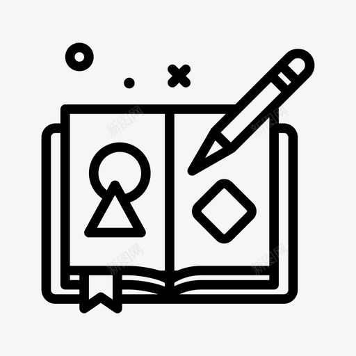 素描本设计思维94直线svg_新图网 https://ixintu.com 素描 设计 思维 直线