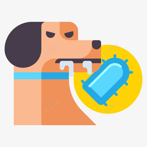 狂犬病疫苗和疫苗接种扁平svg_新图网 https://ixintu.com 疫苗 狂犬病 接种 扁平