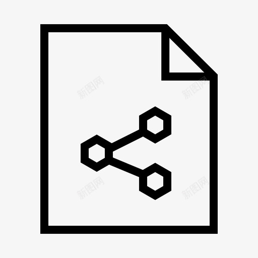 文档共享连接数据svg_新图网 https://ixintu.com 文档 共享 连接 数据 网络 业务 图标