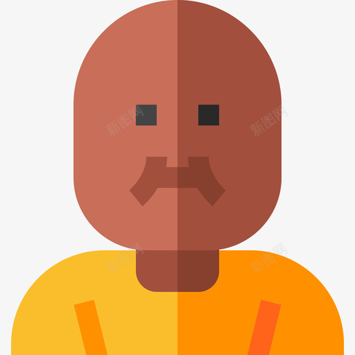 胖人42扁平svg_新图网 https://ixintu.com 扁平