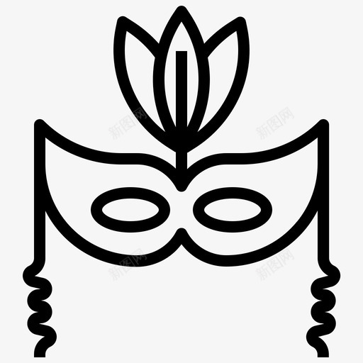 面具巴西嘉年华42直线型svg_新图网 https://ixintu.com 面具 巴西 嘉年华 直线 线型