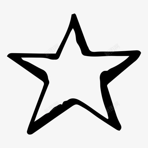 星星涂鸦最爱svg_新图网 https://ixintu.com 星星 涂鸦 最爱 素描