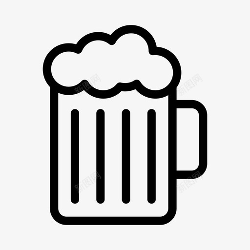 啤酒香槟饮料svg_新图网 https://ixintu.com 啤酒 香槟 饮料 玻璃杯 派对 户外 旅行 野营 铭文