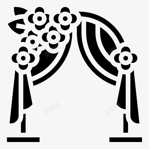 婚礼拱门穆斯林婚礼5雕文svg_新图网 https://ixintu.com 婚礼 拱门 穆斯林 雕文
