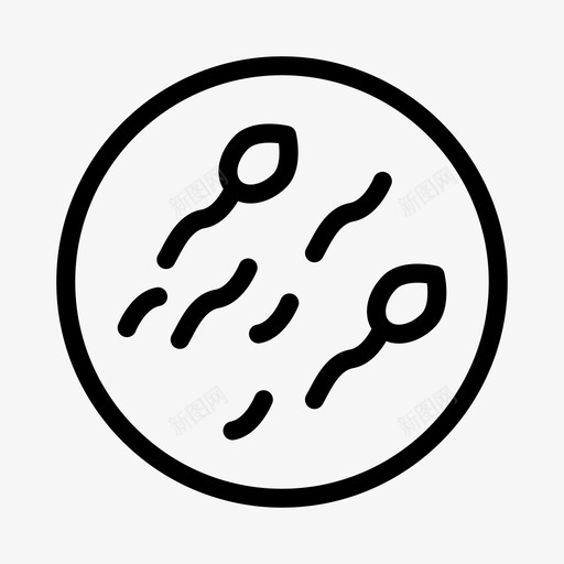精子细胞生育svg_新图网 https://ixintu.com 精子 细胞 生育 生殖 精液 科学技术 字形