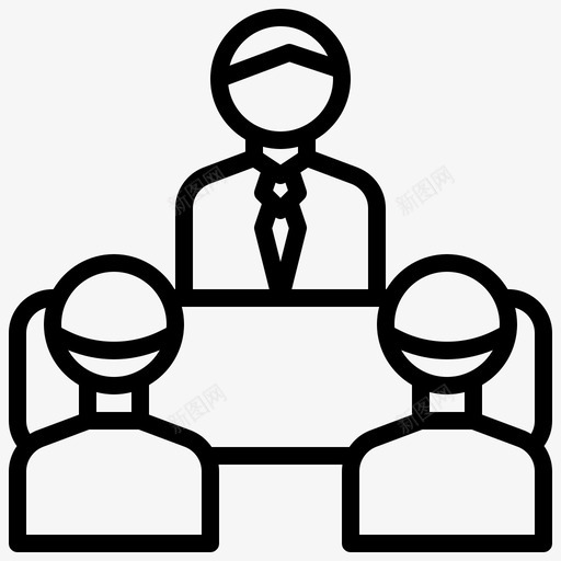 会议人力资源106直线svg_新图网 https://ixintu.com 会议 人力资源 直线