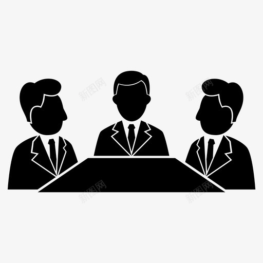 技术合作洽谈合作会谈svg_新图网 https://ixintu.com 会谈 合作 商谈 技术合作 洽谈