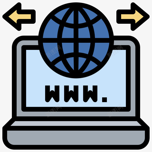 网站自由职业者6线性颜色svg_新图网 https://ixintu.com 网站 自由职业者 线性 颜色