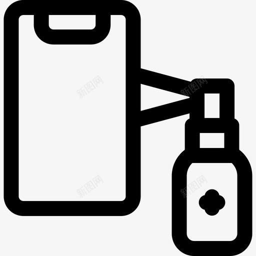 清洁冠状病毒预防6线性svg_新图网 https://ixintu.com 清洁 冠状 病毒 预防 线性