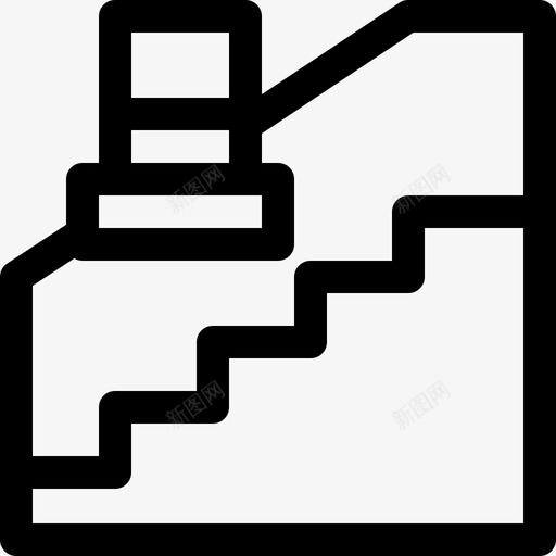 楼梯残疾人援助17直线svg_新图网 https://ixintu.com 楼梯 残疾人 援助 直线