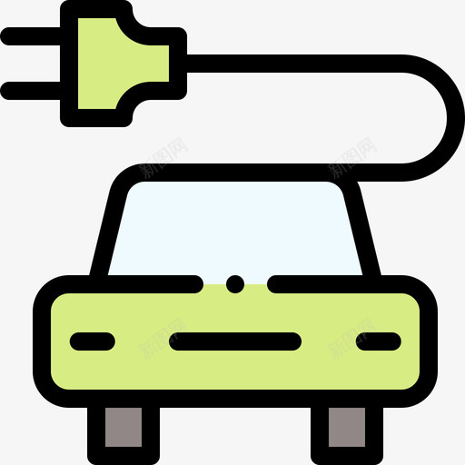 Ev责任消费1线性颜色svg_新图网 https://ixintu.com Ev 责任 消费 线性 颜色