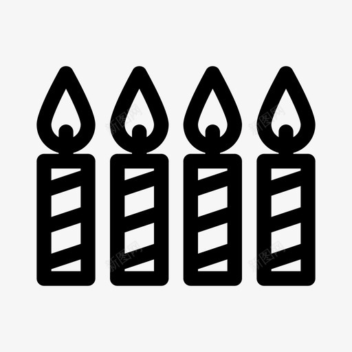 蜡烛灯照明svg_新图网 https://ixintu.com 蜡烛 照明 石蜡 娱乐