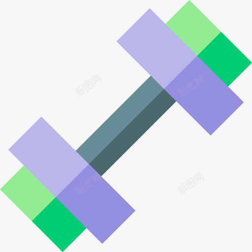 哑铃马戏团120扁平svg_新图网 https://ixintu.com 哑铃 马戏团 扁平