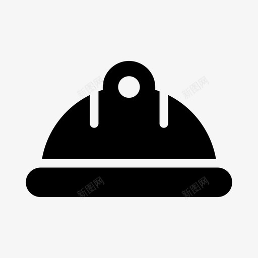 头盔建筑工程师svg_新图网 https://ixintu.com 建筑 头盔 工程师 防护 安全 工业 线条