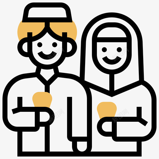 7穆斯林婚礼伴娘svg_新图网 https://ixintu.com 穆斯林 婚礼 伴娘