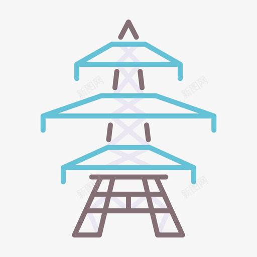 电源线电工13线颜色svg_新图网 https://ixintu.com 电源线 电工 颜色