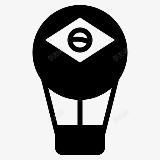 热气球巴西嘉年华43填充svg_新图网 https://ixintu.com 热气球 巴西 嘉年华 填充