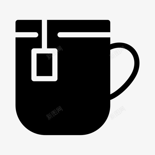 茶包杯休息咖啡svg_新图网 https://ixintu.com 茶包杯 休息 咖啡 办公文具 雅线 雕文