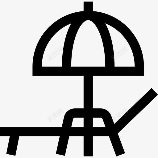 沙滩伞夏季177直线型svg_新图网 https://ixintu.com 沙滩 夏季 直线 线型
