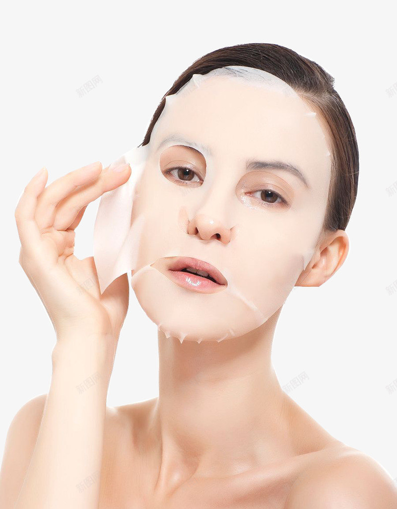 佑佑佑小溪图外国女模特美容护肤面膜化妆品男女模特png免抠素材_新图网 https://ixintu.com 模特 佑佑 小溪 外国 美容护肤 面膜 化妆品 男女