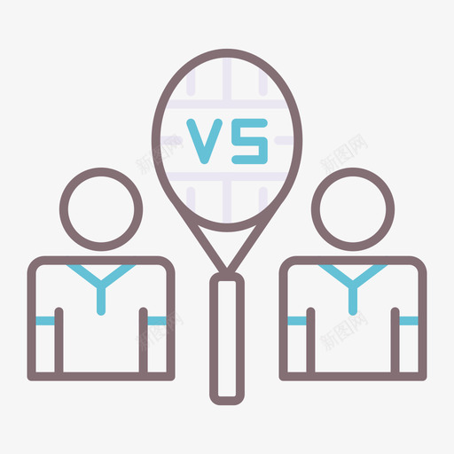 挑战网球14线性颜色svg_新图网 https://ixintu.com 挑战 网球 线性 颜色
