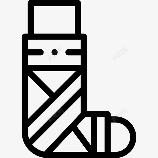 直腿骨折svg_新图网 https://ixintu.com 直腿 骨折