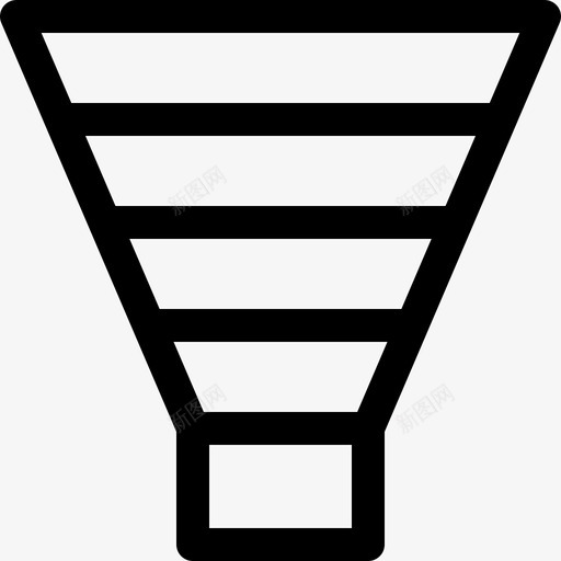 漏斗信息图元素30线性svg_新图网 https://ixintu.com 漏斗 信息 图元 元素 线性