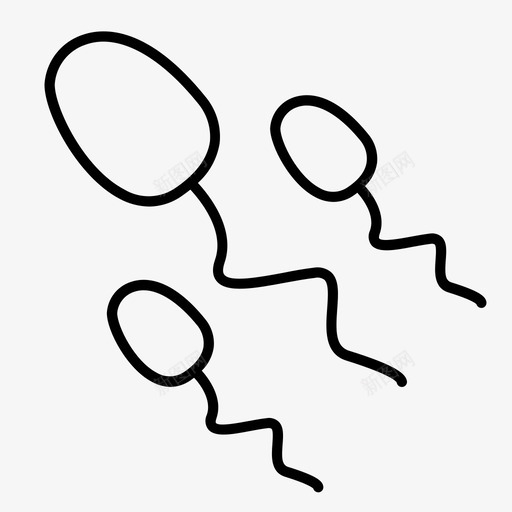 精子受精授精svg_新图网 https://ixintu.com 精子 受精 授精 生殖