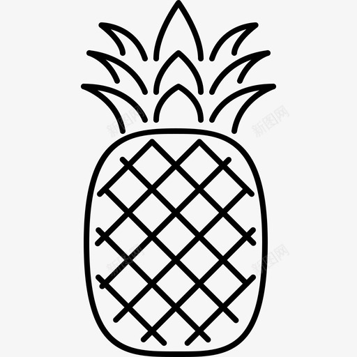 13pineapplefoodsvg_新图网 https://ixintu.com 13pineapple food