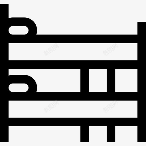双层床假日77直线式svg_新图网 https://ixintu.com 双层 假日 直线式