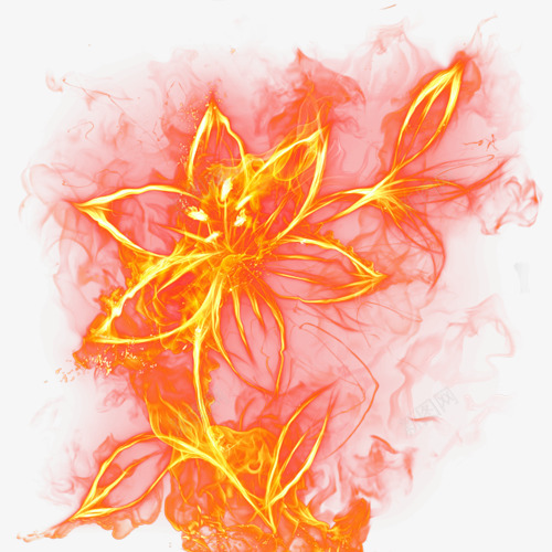 火焰花朵png免抠素材_新图网 https://ixintu.com 火焰 火焰花