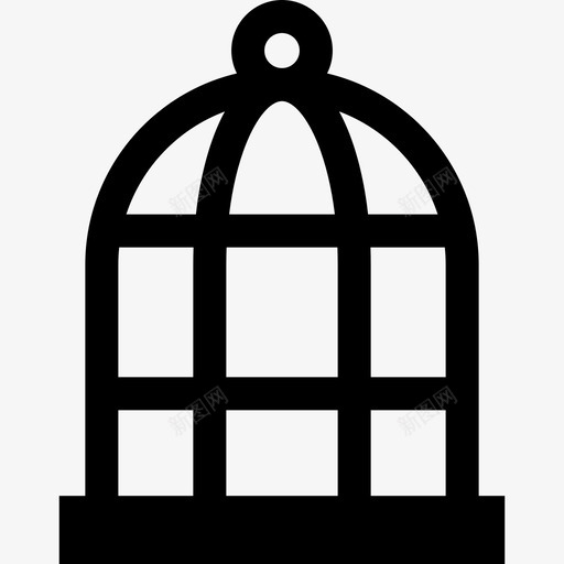 鸟笼精神健康6填充svg_新图网 https://ixintu.com 鸟笼 精神 健康 填充