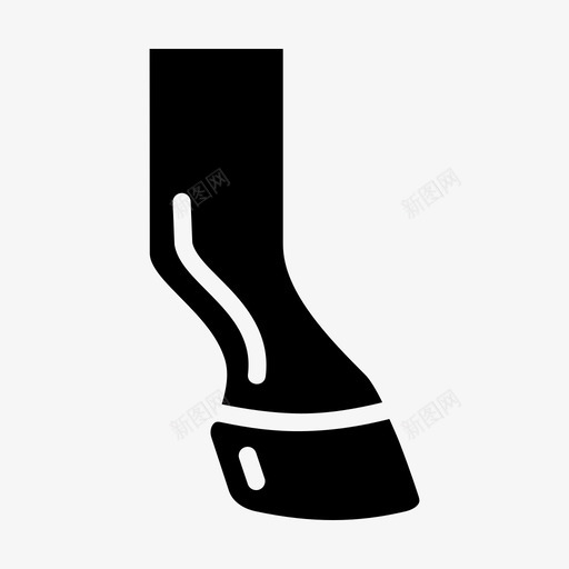 蹄动物脚svg_新图网 https://ixintu.com 骑马 动物 骏马 铭文