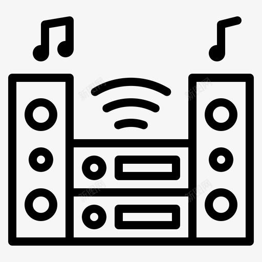 立体声物联网149线性svg_新图网 https://ixintu.com 立体声 联网 线性
