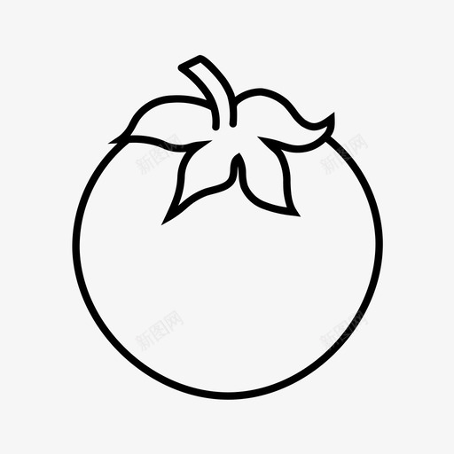 番茄食物素食主义者svg_新图网 https://ixintu.com 番茄 食物 素食 素食主义 主义者 蔬菜 素食者