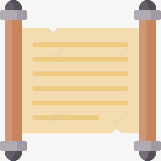 羊皮纸考古学42扁平svg_新图网 https://ixintu.com 羊皮纸 考古学 扁平