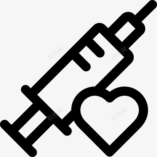 注射器兽医85线性svg_新图网 https://ixintu.com 注射器 兽医 线性