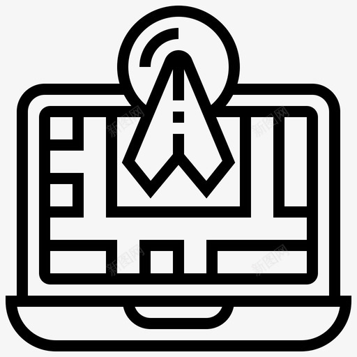 gps坐标位置svg_新图网 https://ixintu.com gps 坐标 位置 信号 跟踪 地图 导航 航线