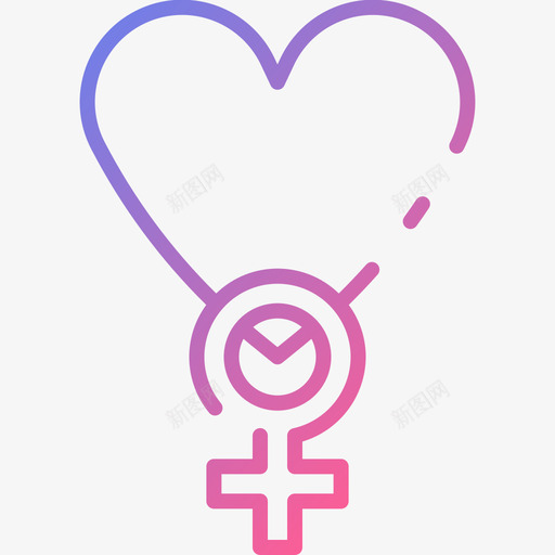 爱妇女节60梯度svg_新图网 https://ixintu.com 妇女节 梯度