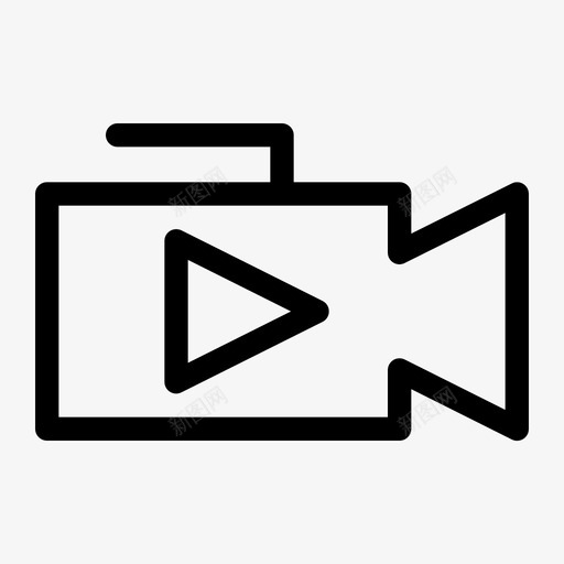 摄像机录像机频道svg_新图网 https://ixintu.com 摄像机 录像机 频道 胶卷 电影 办公 工具