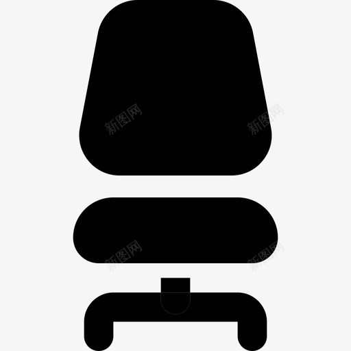 办公椅办公用品1已填充svg_新图网 https://ixintu.com 办公椅 办公用品 填充