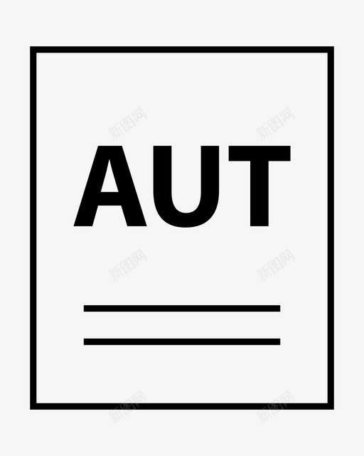 aut文档扩展名svg_新图网 https://ixintu.com aut 文档 扩展名 文件 格式 文件名 简单 明了