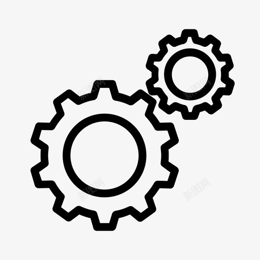 装备维护设置svg_新图网 https://ixintu.com 设置 装备 维护 团队 合作 基本 图标