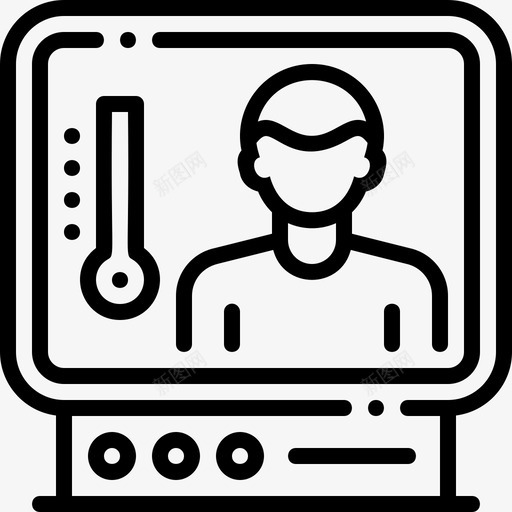 筛查病毒传播3线性svg_新图网 https://ixintu.com 筛查 病毒 传播 线性