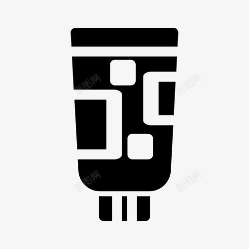 乳液奶油肥皂svg_新图网 https://ixintu.com 乳液 奶油 肥皂 试管 化妆品 符号