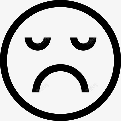 悲伤心理健康5直系svg_新图网 https://ixintu.com 悲伤 心理健康 直系
