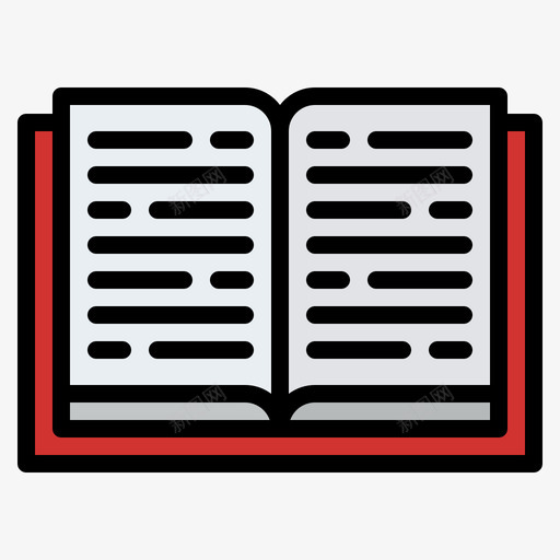 书籍教育374线性颜色svg_新图网 https://ixintu.com 书籍 教育 线性 颜色