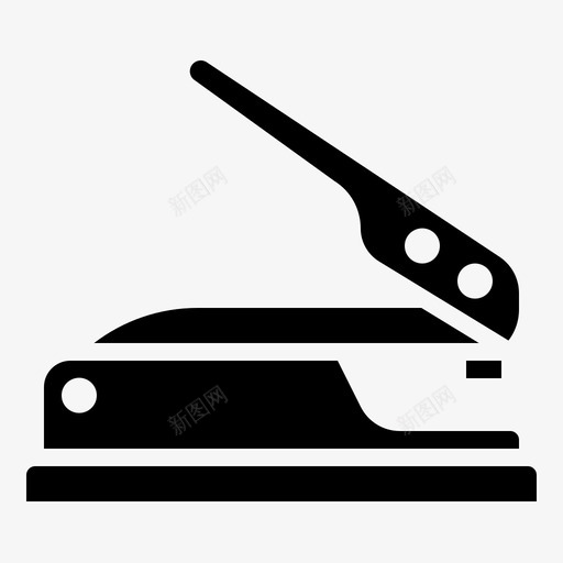 冲孔机文具122填充svg_新图网 https://ixintu.com 冲孔机 文具 填充